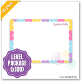 W2552 - Macarons Personalised A5 Whiteboard
