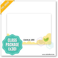 W2555 - Simply Yellow Personalised A5 Whiteboard