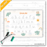 W2556 - Alphabet Tracing Personalised A5 Whiteboard