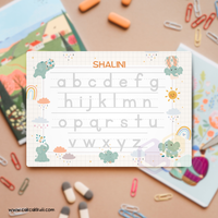 W2556 - Alphabet Tracing Personalised A5 Whiteboard