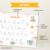 W2556 - Alphabet Tracing Personalised A5 Whiteboard