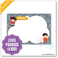 W2557 - Ethnic Edition (Chinese) Personalised A5 Whiteboard