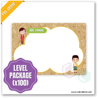 W2558 - Ethnic Edition (Malay) Personalised A5 Whiteboard