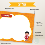 W2559 - Ethnic Edition (Indian) Personalised A5 Whiteboard