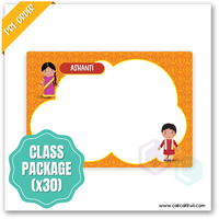 W2559 - Ethnic Edition (Indian) Personalised A5 Whiteboard