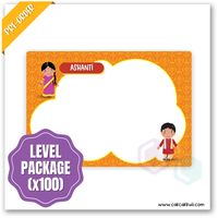 W2559 - Ethnic Edition (Indian) Personalised A5 Whiteboard