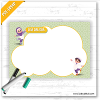 W2560 - Ethnic Edition (Muslim) Personalised A5 Whiteboard