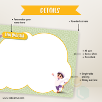 W2560 - Ethnic Edition (Muslim) Personalised A5 Whiteboard