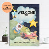 'Outerspace' Welcome Sign