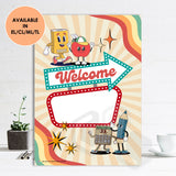 'Retro Groove' Welcome Sign