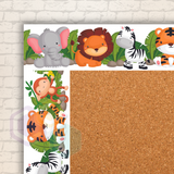 N1005 - Jungle Animals Noticeboard Borders