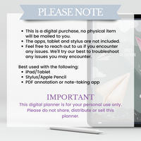 2023 Digital Planner BASIC Edition (STARRY NIGHT)