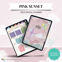 2023 Digital Planner STUDENT Edition (PINK SUNSET)