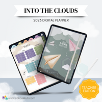 2023 Digital Planner TEACHER Edition (INTO THE CLOUDS)