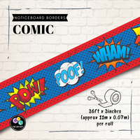 N1001 - Comic Noticeboard Borders