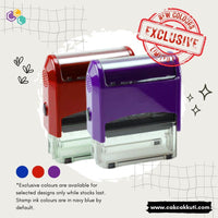 S2010B - Self-Inking Stamp (Please check your work)