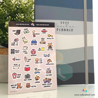 Planner Sticker Sheet - Teacher Edition