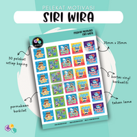 M1022 - Pelekat Motivasi (SIRI WIRA)