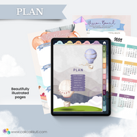 2023 Digital Planner TEACHER Edition (INTO THE CLOUDS)