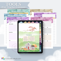 2023 Digital Planner TEACHER Edition (INTO THE CLOUDS)