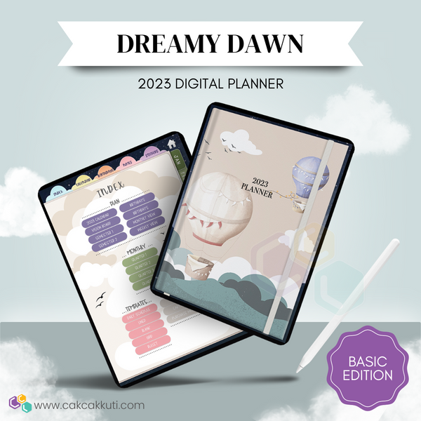 2023 Digital Planner BASIC Edition (DREAMY DAWN)