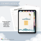 2023 Digital Planner TEACHER Edition (INTO THE CLOUDS)