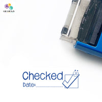 S2004 - Self-Inking Stamp (Checked w Date)