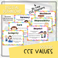 Posters - CCE Values (Digital Download)