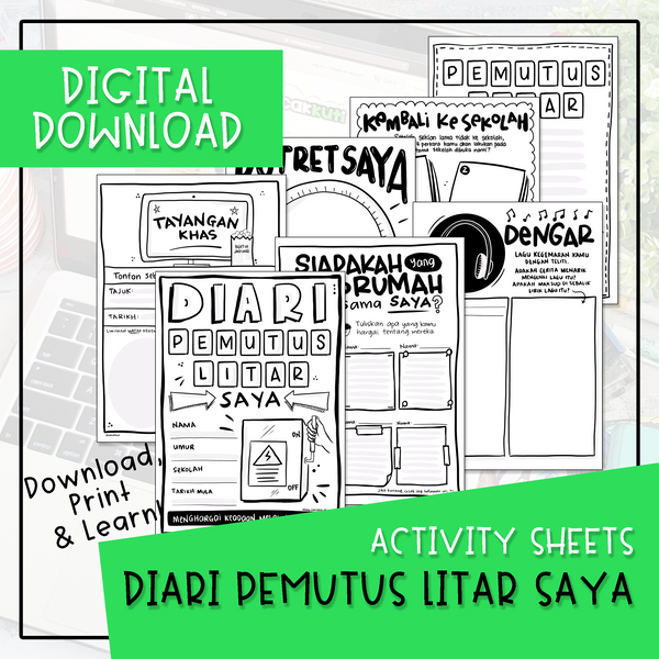 Activity Sheets - DIARI PEMUTUS LITAR SAYA (Digital Download)
