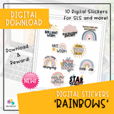 Digital Stickers - Rainbows (Digital Download)