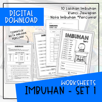 Worksheets - IMBUHAN SET 1 (Digital Download)