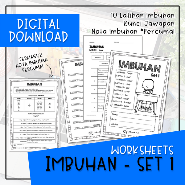 Worksheets - IMBUHAN SET 1 (Digital Download)