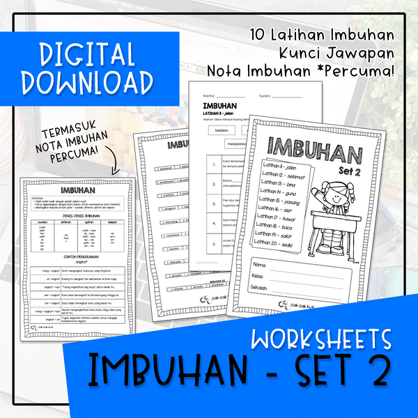 Worksheets - IMBUHAN SET 2 (Digital Download)