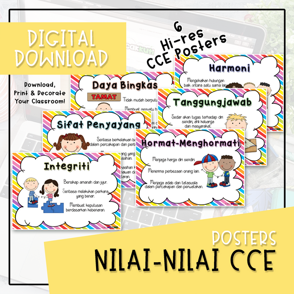 Posters - Nilai-Nilai CCE (Digital Download)