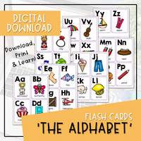 Flash Cards - The Alphabet (Digital Download)