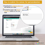 QT016 - PERSONALISED NAME BOARDS (GALAXY)