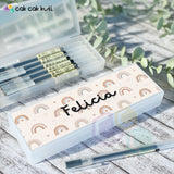 PB003 - Rainbows Personalised Pencil Box
