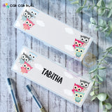 PB004 - Owlsome Personalised Pencil Box