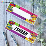 PB007 - Comic Personalised Pencil Box