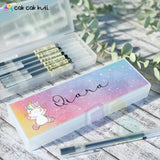 PB008 - Unicorn Personalised Pencil Box