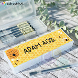 PB009 - Honey Bees Personalised Pencil Box