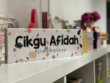 QT025 - PERSONALISED NAME BOARDS (HILLIER)