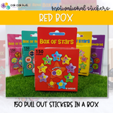 M2015 - Box of 150 Reward Stickers (Red)