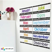 D1002 - Months Headers (Malay)