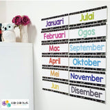 D1002 - Months Headers (Malay)