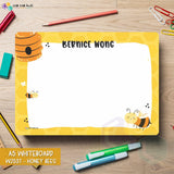 W2537 - Honey Bees (Personalised A5 Whiteboard)
