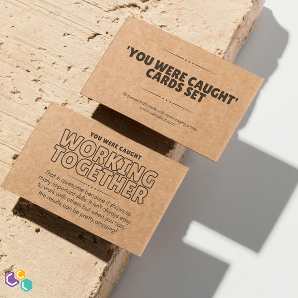 'You Were Caught' Cards Set