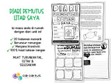 Activity Sheets - DIARI PEMUTUS LITAR SAYA (Digital Download)
