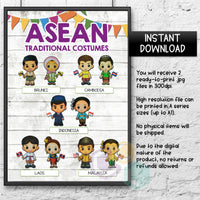 Posters - ASEAN Countries (Digital Download)