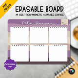 W2434 - BANWOL (Personalised A4 Whiteboard)